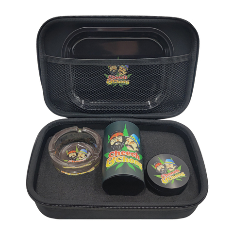 [BP-E103][240*153*70mm]America Smell Proof Portable Stoner Kit Smoking Glass Pipe Smoking Box Other Lighters Smoking Accessories Kit EVA Case