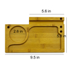[W2003][9.2*6.7*4.9 in]Wood Herb Stash Box with Rolling Tray Storage Container to Store Smoking Accessories Grinder