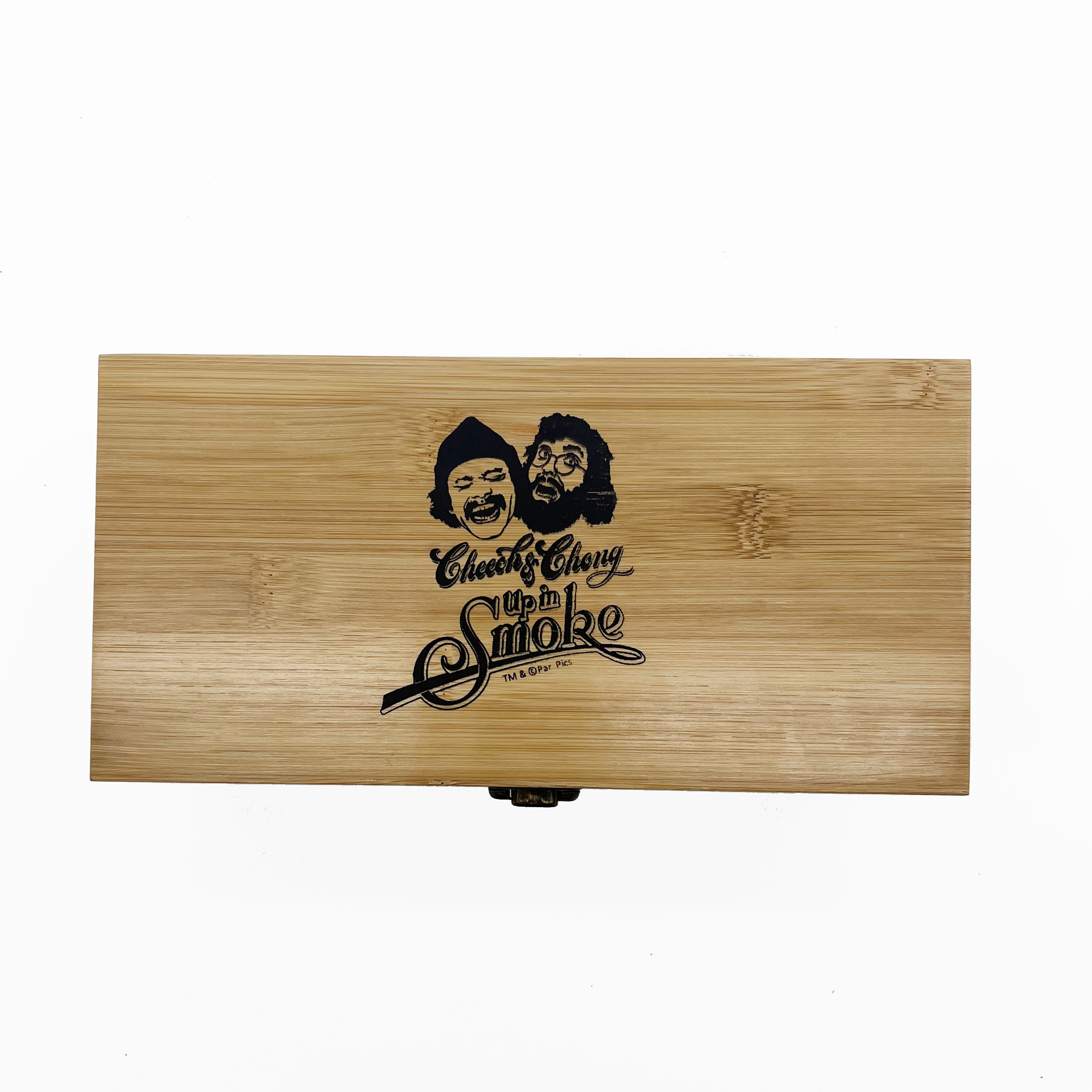 [W1101][218*100*75mm]Wholesale Travel Camping and Wedding Essential Metal Grinder Kit Storage Smoking Jar Box Case with Wood Stash