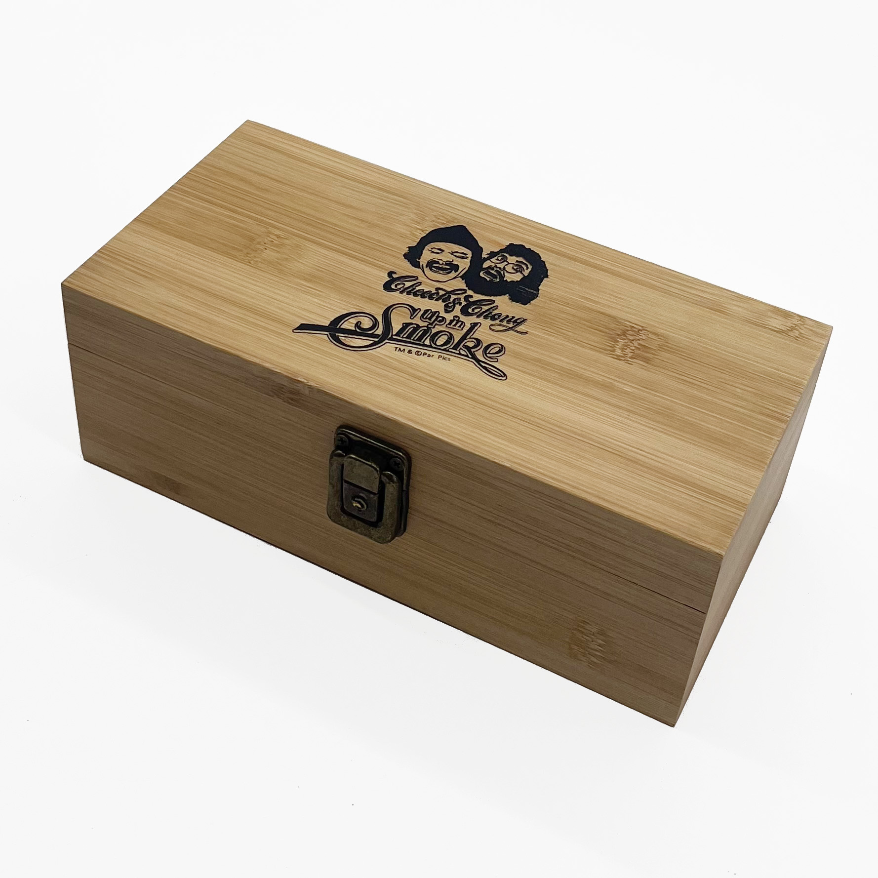 [W1101][218*100*75mm]Wholesale Travel Camping and Wedding Essential Metal Grinder Kit Storage Smoking Jar Box Case with Wood Stash