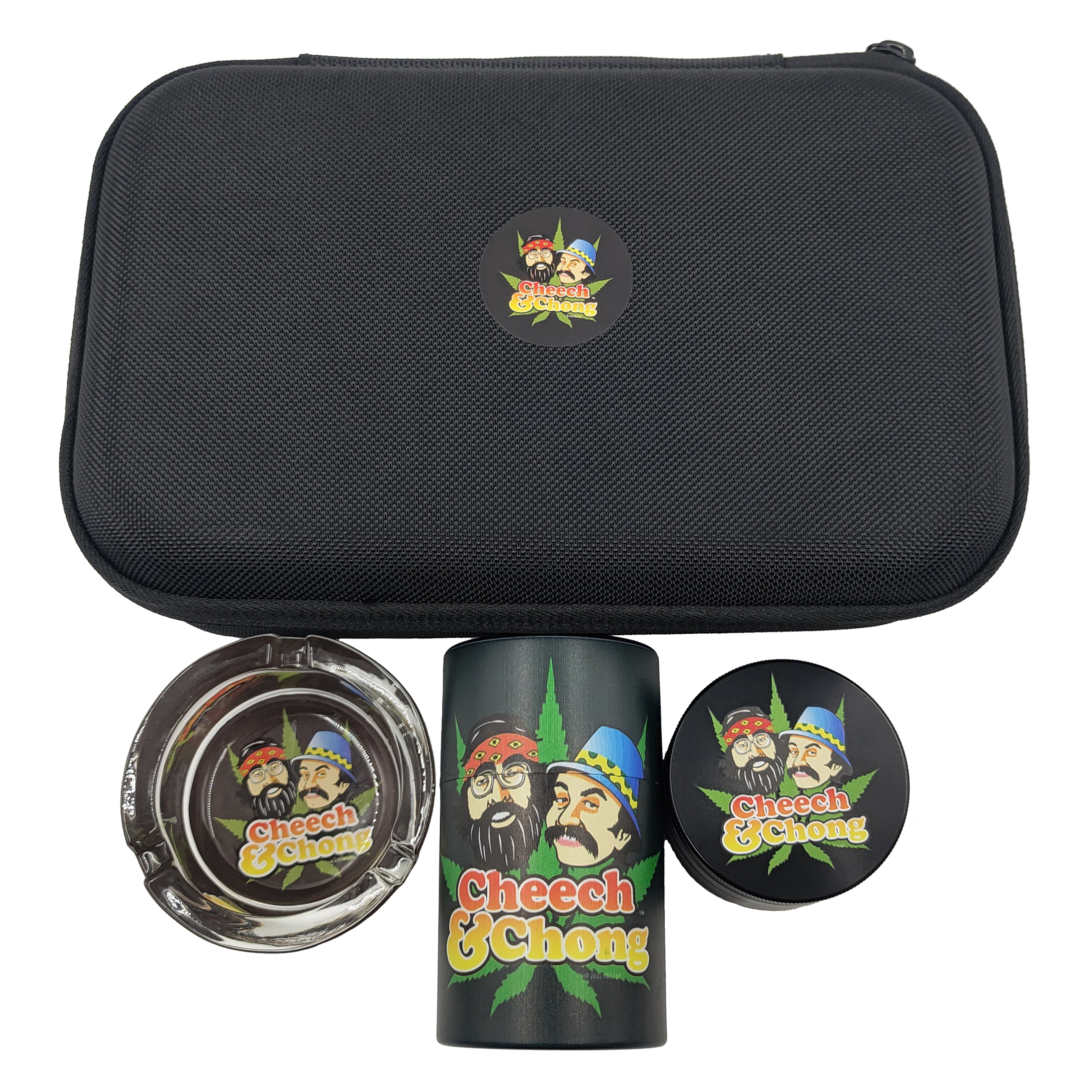 [BP-E103][240*153*70mm]America Smell Proof Portable Stoner Kit Smoking Glass Pipe Smoking Box Other Lighters Smoking Accessories Kit EVA Case