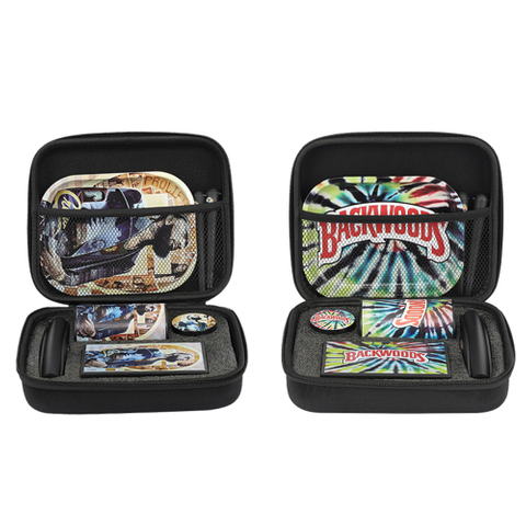 [BP-E107][260*170*90 Mm]Portable Travel Stash Box Set Wholesale Smoking Accessories Including Custom Logo Metal Tobacco And Herb Grinder Rolling Tray