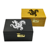 [W2003][9.2*6.7*4.9 in]Wood Herb Stash Box with Rolling Tray Storage Container to Store Smoking Accessories Grinder