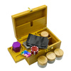 [W2003][9.2*6.7*4.9 in]Wood Herb Stash Box with Rolling Tray Storage Container to Store Smoking Accessories Grinder