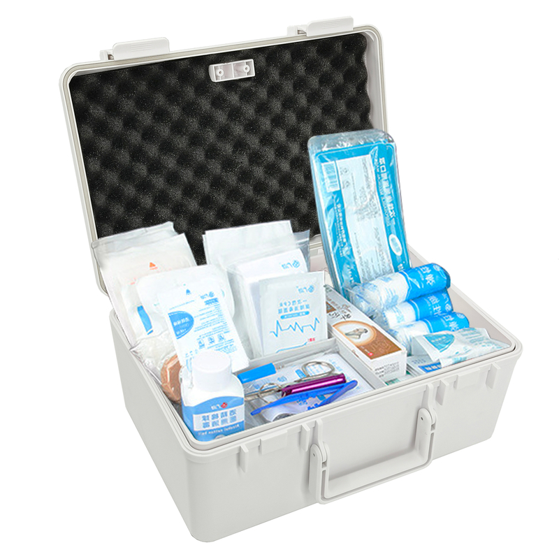 [BP-1404]2024 New Design waterproof plastic hard case Portable medical kit First aid kit with Custom Survival Accessories kit