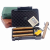 Cigar Case with Cutter Custom Cigar Logo Boxes Waterproof Cigar Case Cigar Travel Plastic Case 