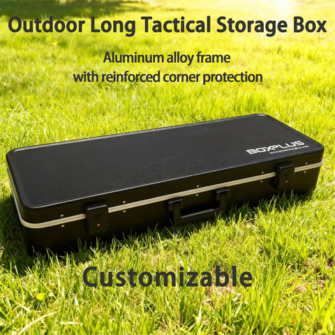 Portable Lightweight Outdoor Tactical Case Thickened And Reinforced Long Password Case Precision Instrument Shockproof Box for Military Equipment Transport