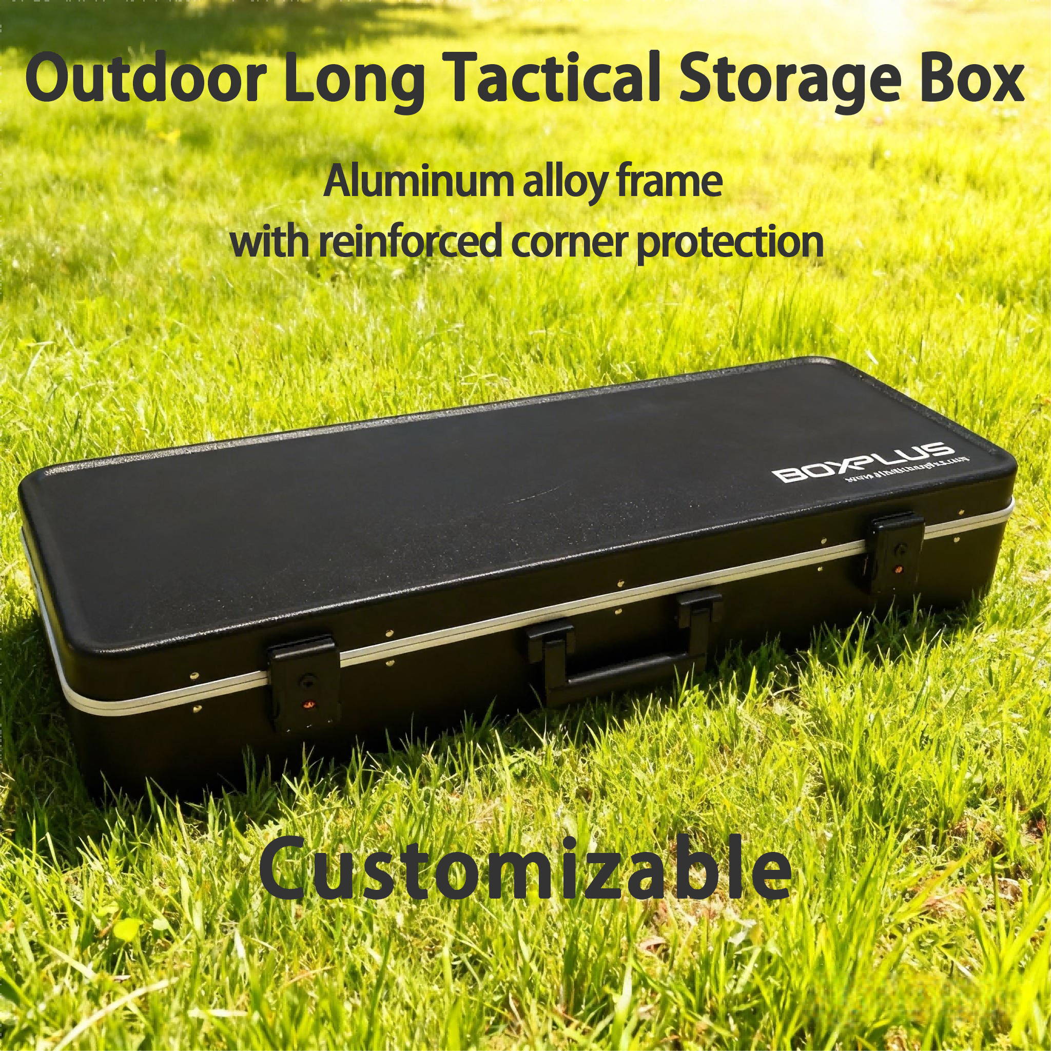 Portable Lightweight Outdoor Tactical Case Thickened And Reinforced Long Password Case Precision Instrument Shockproof Box for Military Equipment Transport