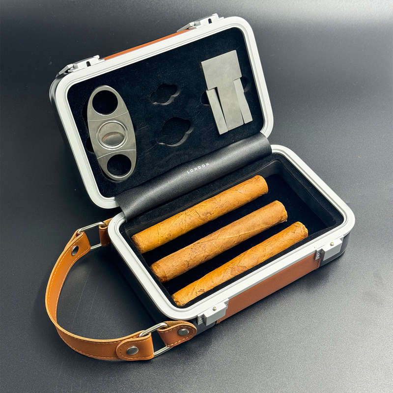 [BP-2012 200*125*66 Mm ] New Arrival Fathers Day Ideas Humidor Box Gifts for Dad