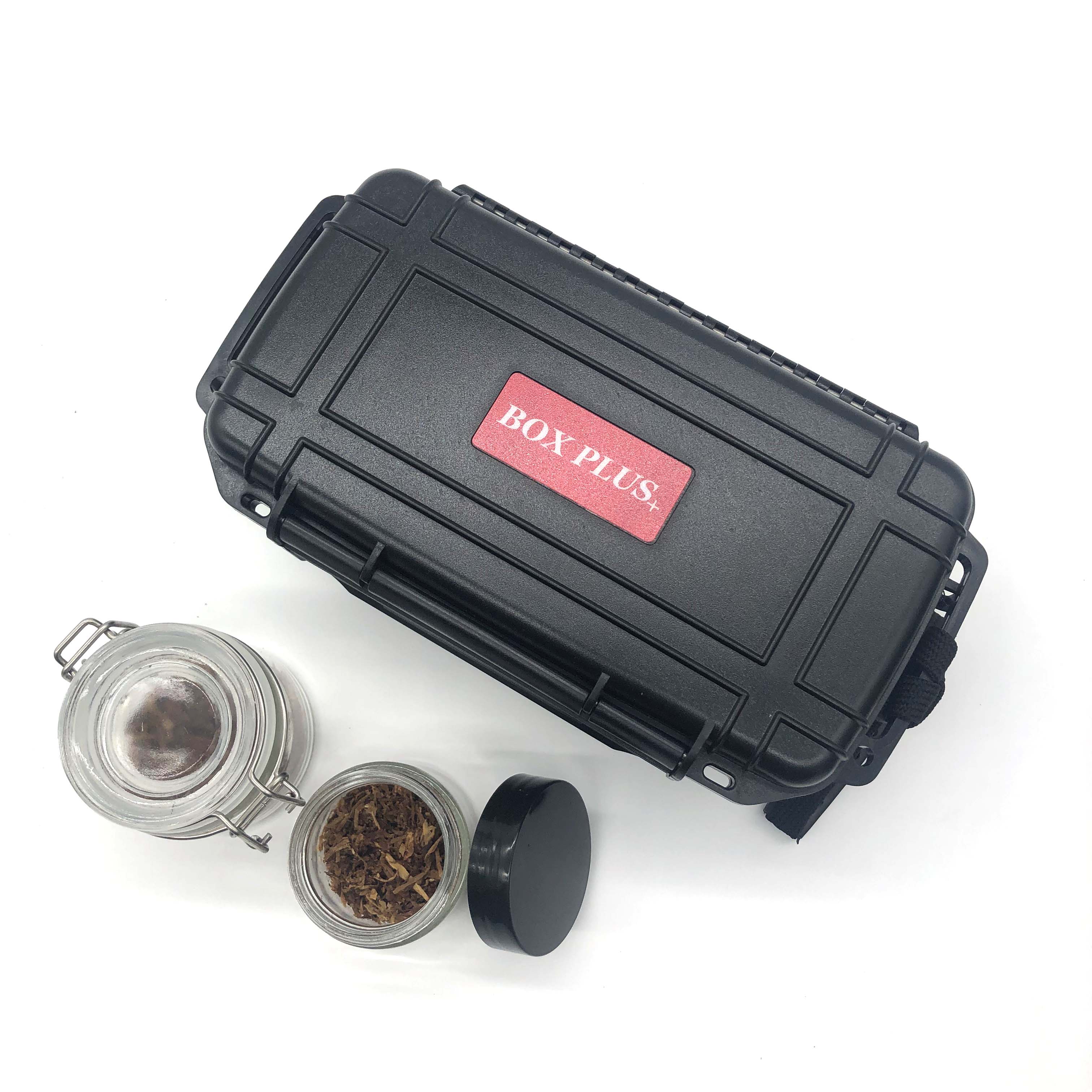 [BP-3002] Waterproof Hard Plastic Case Lighters Smoking Accessories Sets Smoking Kit Tobacco Case with Grinder Custom Foam Logo