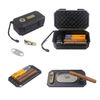 [BP-2111][210*110*75] Manufacturer NEW Design three layer cigar stash box plastic cigar humidor travel portable cigar case for Send gifts