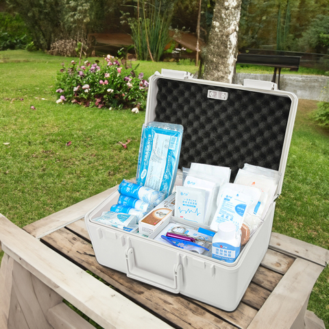 [BP-1404]Custom Outdoor Waterproof Medical Kit First Aid Kit Protable Survival Kit with Custom LOGO and Foam