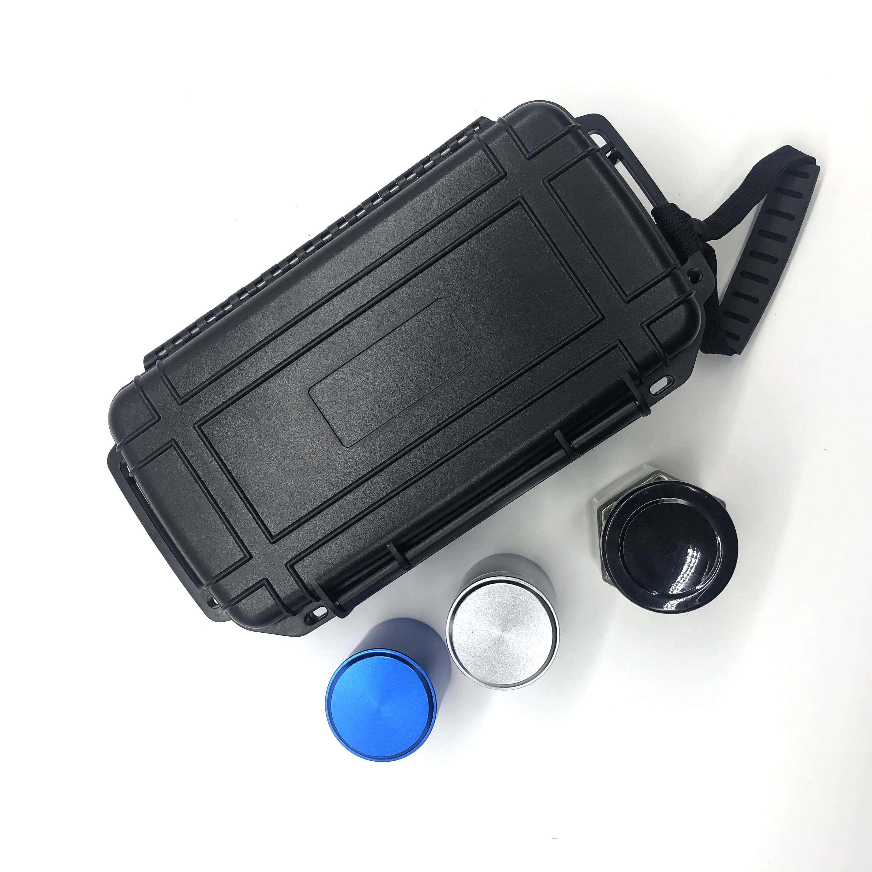 [BP-3002] With Zip Bag Hard Plastic Case Lighters Smoking Accessories Sets Smoking Kit Tobacco Case Stash Box with Grinder Custom Foam Logo