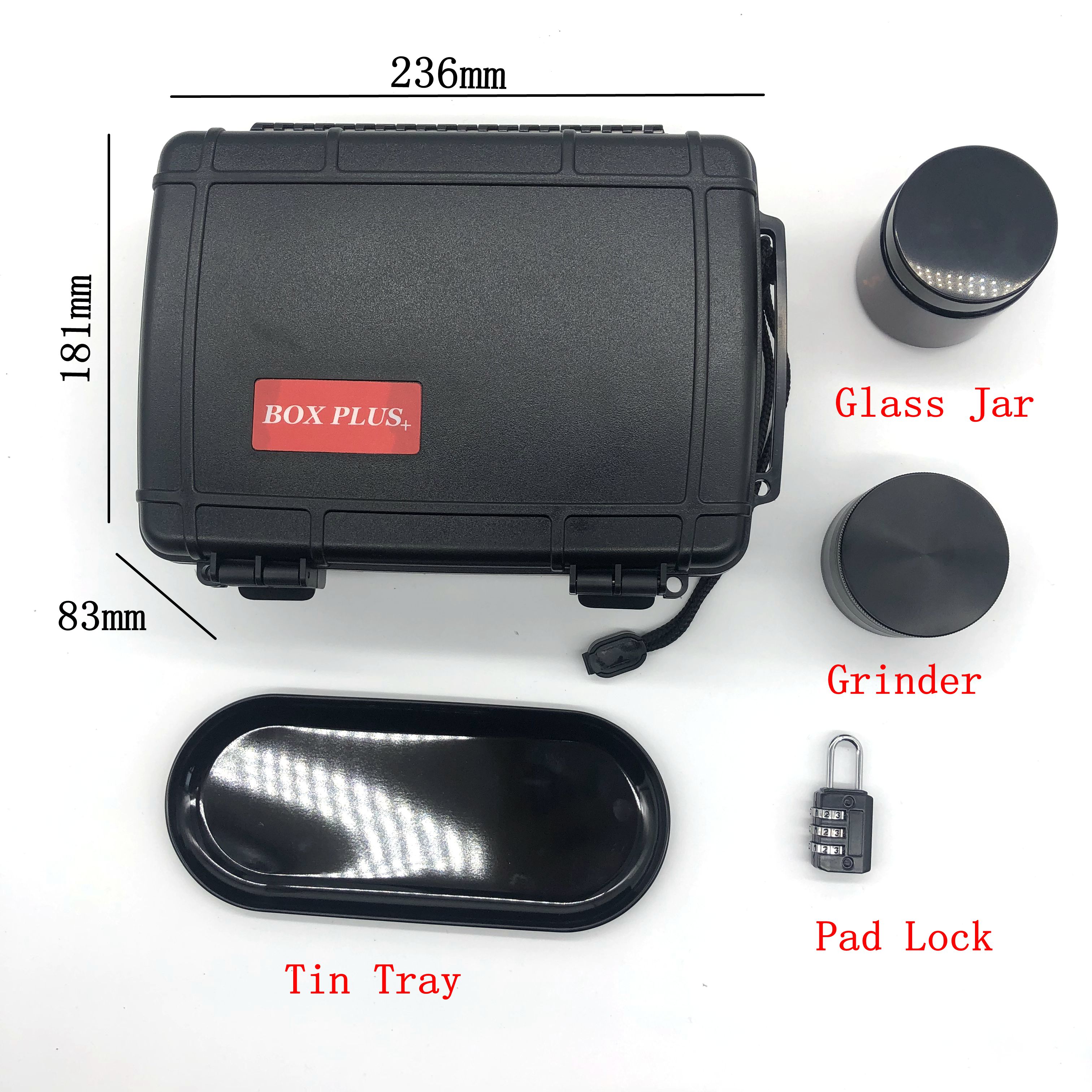 [BP-8002] China Manufacturer Wholesale Weed Smoking Stash Boxes Smoking Kit Smoking Pipe Smoking Accessories Kit with Custom Foam Logo