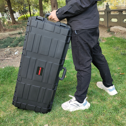 Waterproof Military Case wholesale plastic hard Tactical Long Gun Case with wheels