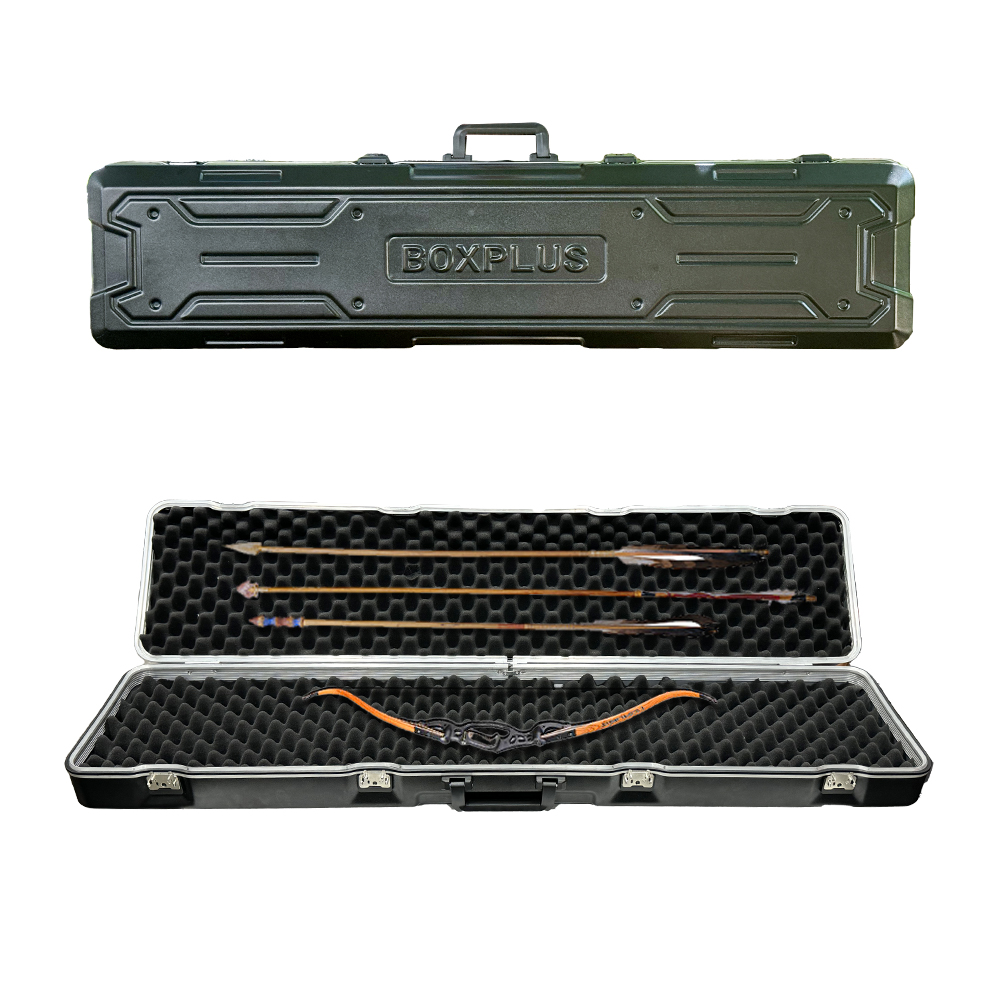 [BP-1228]2024 New Arrival vacuum forming Lockable Hard Gun Case plastic hard case bow case with customized service