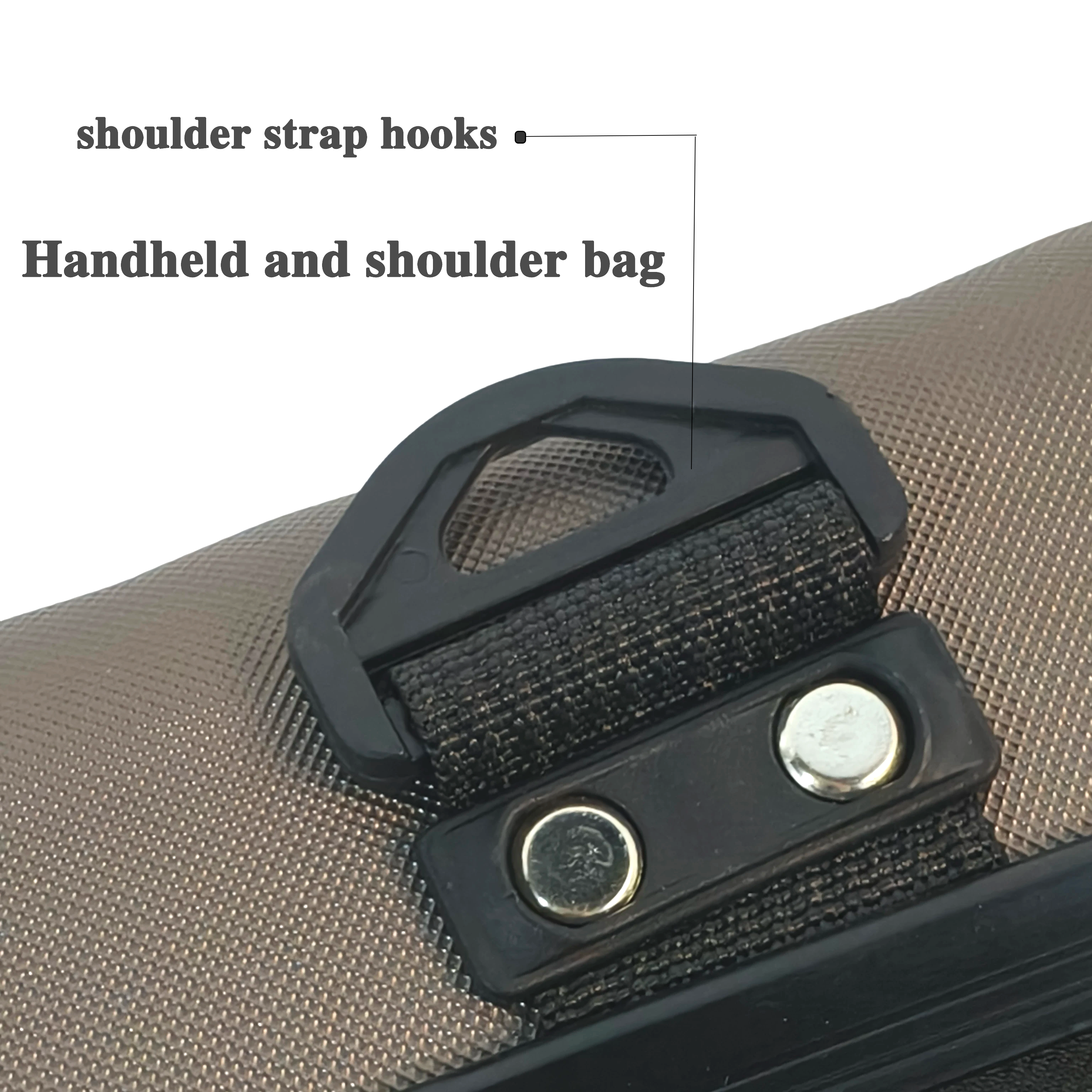 Lightweight Portable Waterproof Wear-resistant ABS Bag Customizable Outdoor Handbag Multi-functional Outdoor Bag Hard-shell Fishing Bag Fishing Tackle Bag