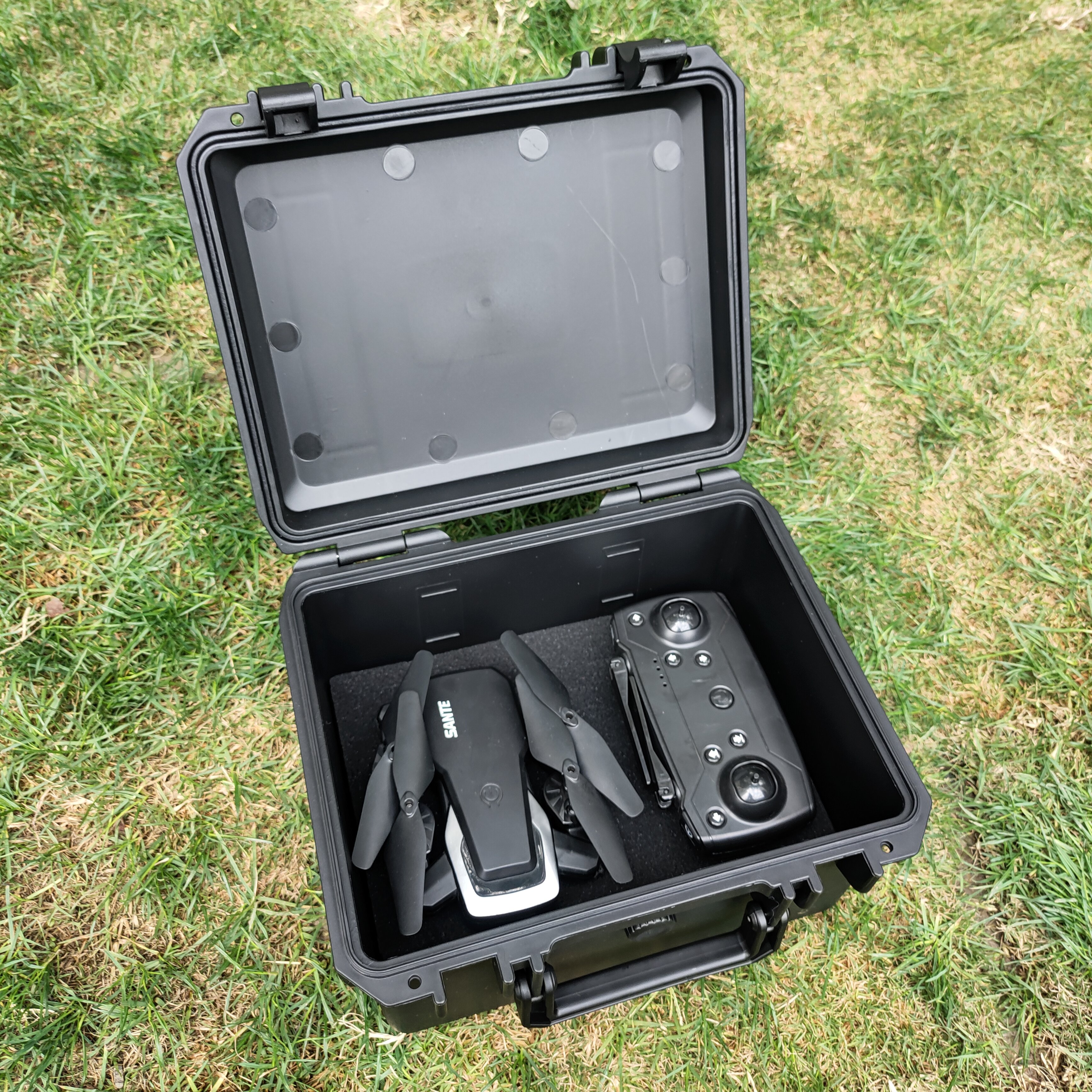 [BP-F2519][251*180*155mm]Hard Shell Waterproof Plastic Camera Case Dji Drone Carrying Case Waterproof Hard Plastic Case with Foam