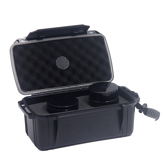 [BP-3002] Waterproof Hard Plastic Case Lighters Smoking Accessories Sets Smoking Kit Tobacco Case with Grinder Custom Foam Logo