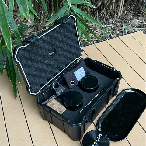 [BP-1202] China Smoke Shop Supplies Hard Shell Smell Proof Smoking Accessories Kits Weed Smoking Accessories Boxes with Lock for Grinder