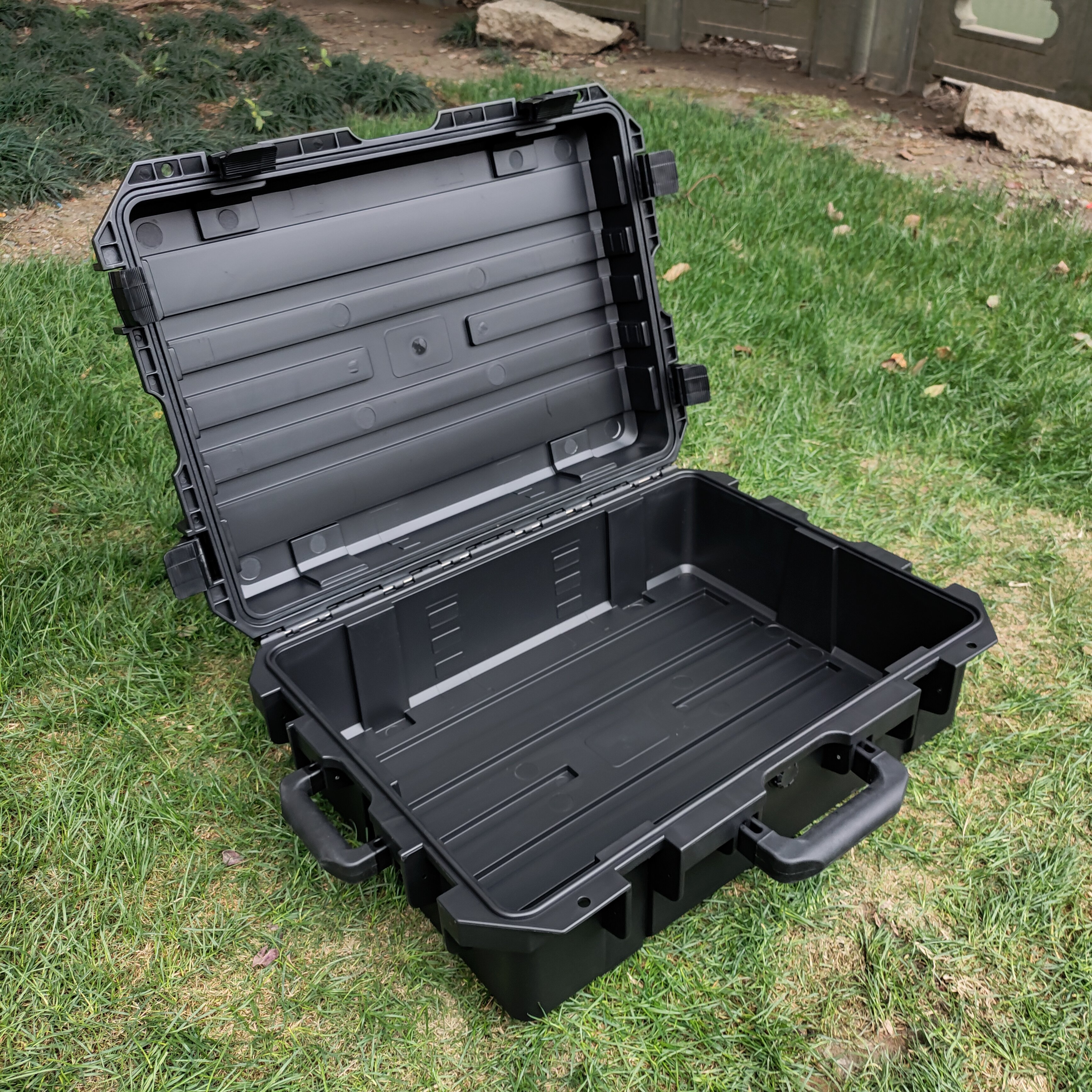 [BP-F6043L][597*427*202mm]High Impact Waterproof Case Hard Case Waterproof Storage Case Military Standard Plastic Case with Handle And Wheel