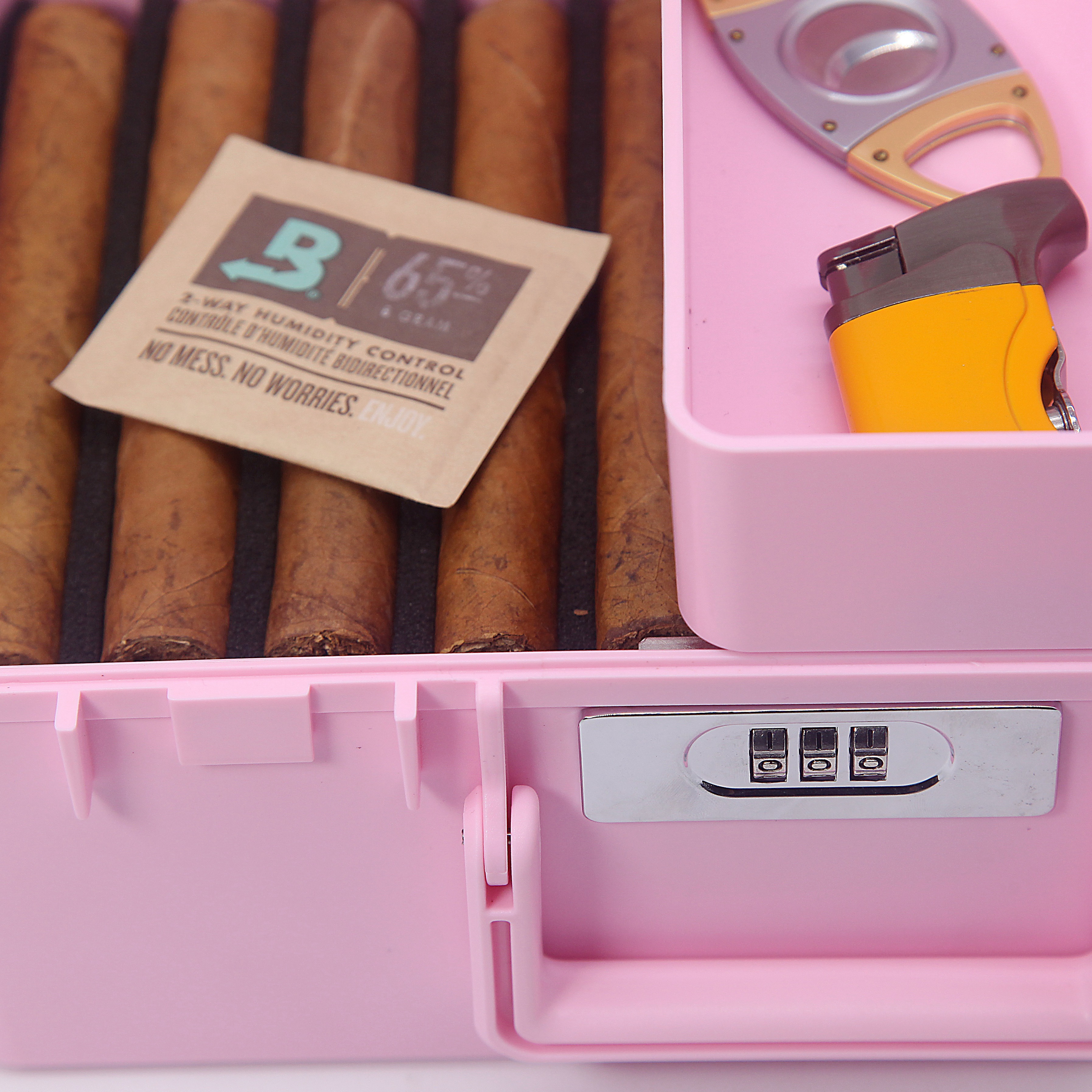  [BP-1404CI] [30CT] Manufacturer Customization Proof Case Cigar Case with Cutter Custom Cigar Logo Boxes