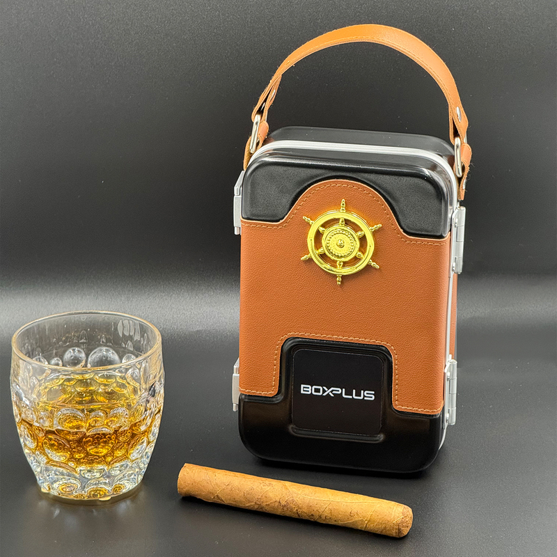 [BP-2012 200*125*66 Mm ] New Arrival Fathers Day Ideas Humidor Box Gifts for Dad