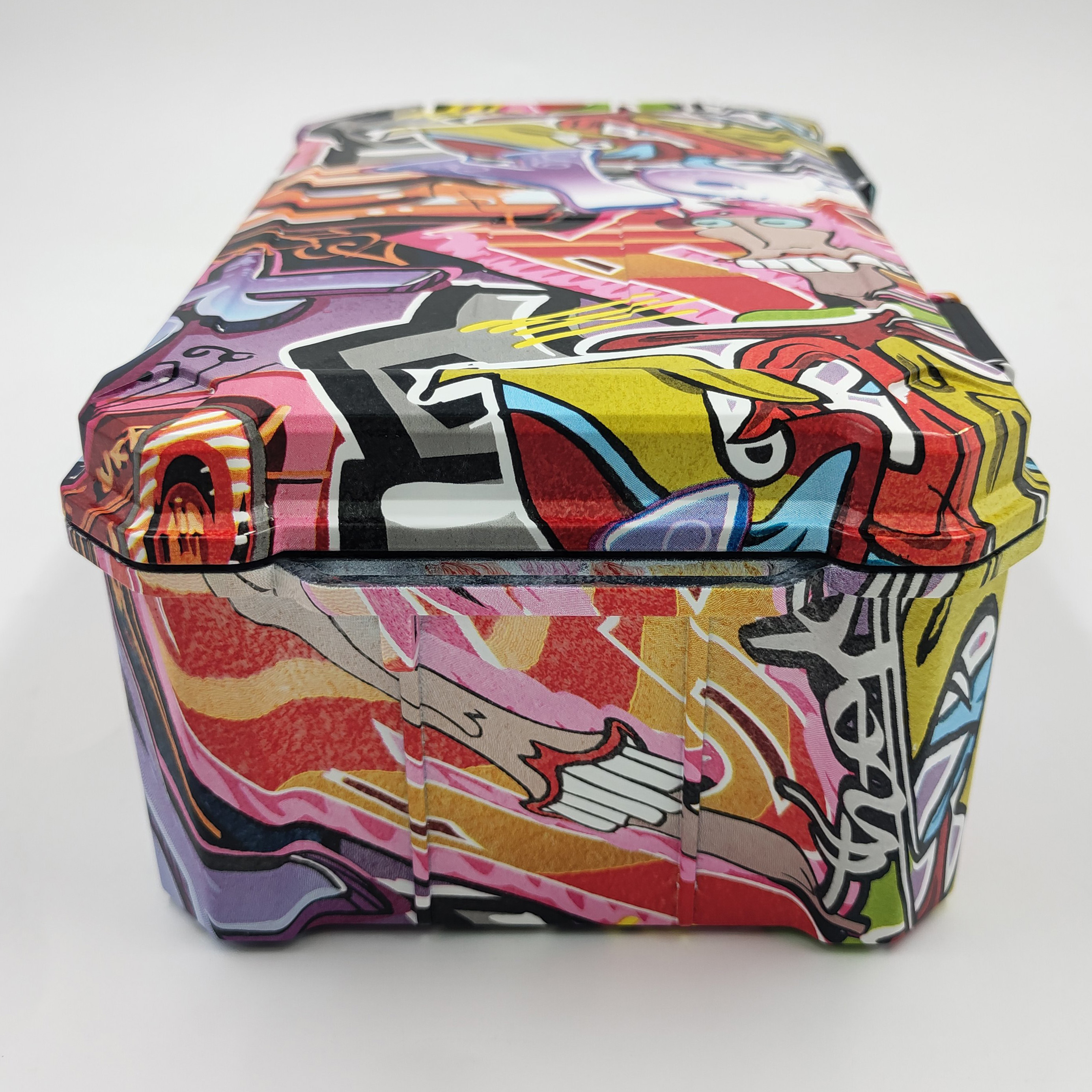 [C1202][215*125*80mm]Carton Fashion Marijuanna Plastic Stash Box Smoking Accessories Grinder Stash Jar And Rolling Tray with Lighter