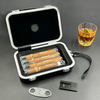 [BP-2416 246*166*76 mm ] Custom wholesale cigar gift box set cigar travel humidor gift box for men