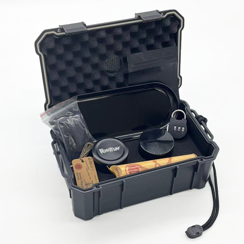 [BP-1202] China Factory Wholesale Smart Hidden Weed Stash Box Waterproof Plastic Smoking Kit Custom Herb Grind Kit for Smoking