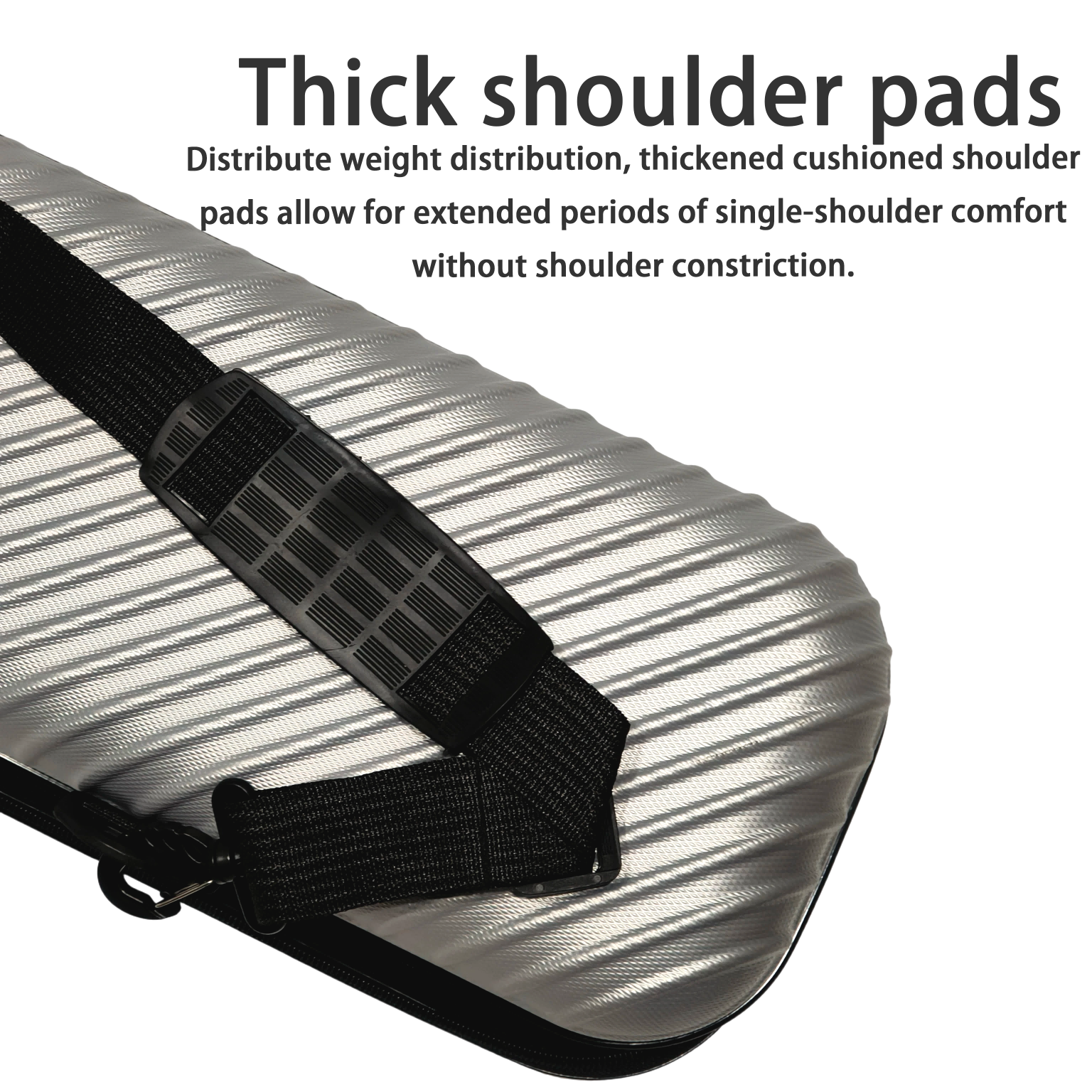 Thickened Fishing Gear Bag Waterproof 1.25 Hard Shell Fishing Rod Bag