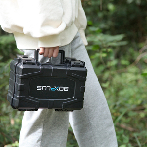 [BP-2301] China Factory Wholesale Best Price Hard Plastic Protection Cigar Humidor Case Travel Carrying Case Cigar Case With Cigar Cutter