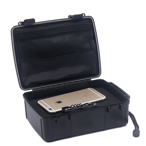 [X-8002][215*150*75mm]High Quality Waterproof Plastic Carrying Boxes Factory Waterproof Plastic Storage Container Boxes with Strap