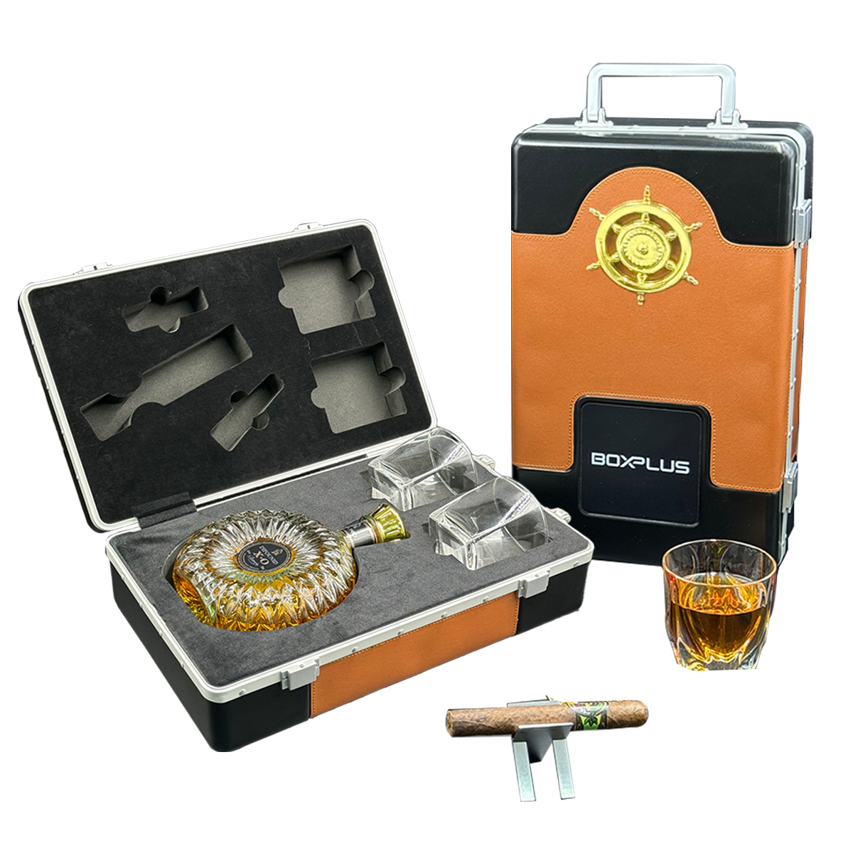 [BP-4023 400*230*120 mm ] Wholesale Custom Luxury Wine Bottle Storage Box wine bottle box plastic wine gift box for new year