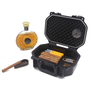 [BP-2817][284*174*113] Factory wholesale Cigar gift box Waterproof Cigar Humidor travel cigar humidor personalized