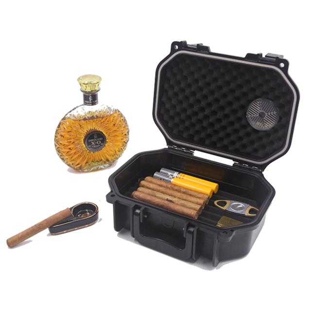 [BP-2817][284*174*113] Factory wholesale Cigar gift box Waterproof Cigar Humidor travel cigar humidor personalized