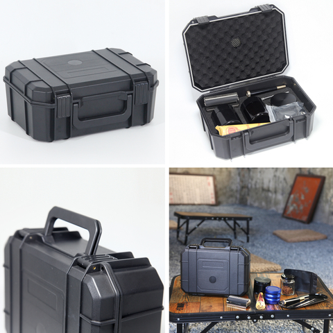[BP-1601] NEW 2023 Factory Wholesale Best Price Smoking Accessories Kit Grinder Stash Box Travel Smoker Box Smell Proof Herb Container with Rolling Tray 