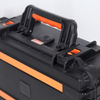 Customizable big case plastic with handles foam hard plastic waterproof storage box military case