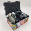 [C1202][215*125*80mm]Carton Fashion Marijuanna Plastic Stash Box Smoking Accessories Grinder Stash Jar And Rolling Tray with Lighter