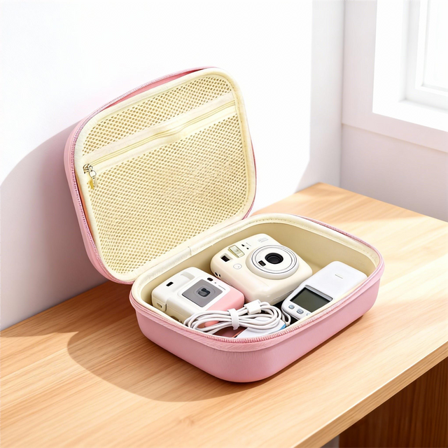 Factory Direct Sales of Convenient Travel Multi-functional Portable Large-capacity EVA Leather Storage Bags And Digital Storage Boxes.