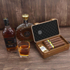 Factory Wholesale Small Waterproof Plastic Cigar Smoking Gift Case with custom color