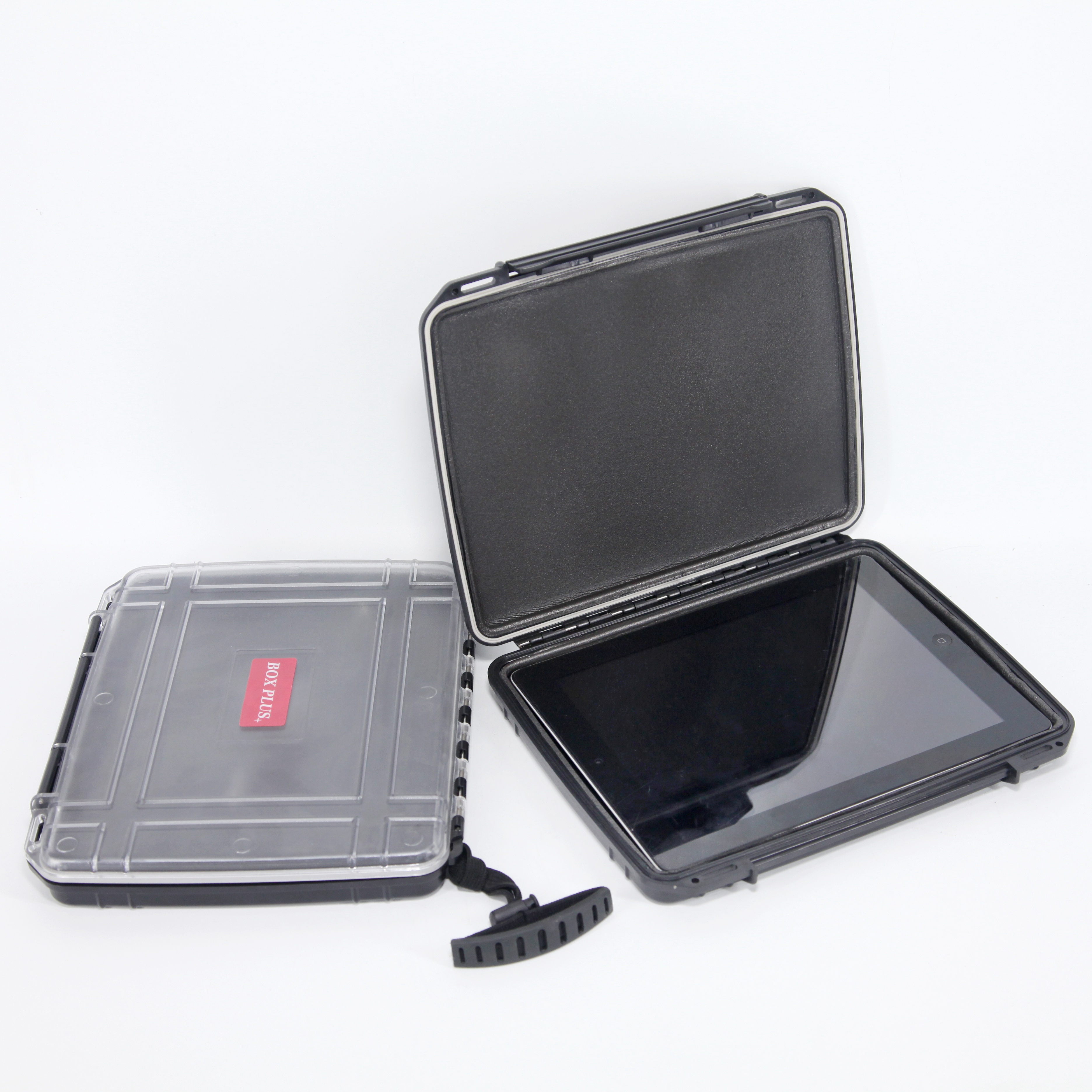 [X-4001][256*198*25mm]Dustproof Waterproof Hard Laptop Boxes Travel Tablet Carrying Cases with Custom Logo