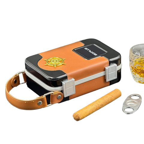 [BP-2012 200*125*66 Mm ] New Arrival Fathers Day Ideas Humidor Box Gifts for Dad