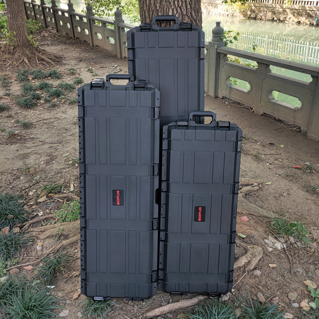 Waterproof Military Case wholesale plastic hard Tactical Long Gun Case with wheels