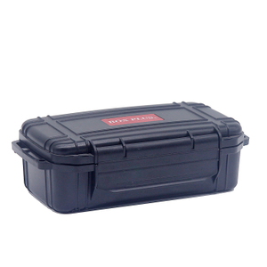 [BP-3003CI] [10CT] Manufacturer Custom Protective Cigar Display Hinged High-end Portable Cigar Case Travel Humidor with lighter cutter