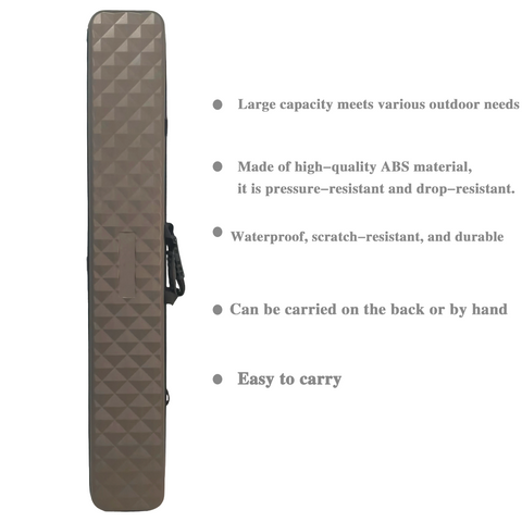 Lightweight Portable Waterproof Wear-resistant ABS Bag Customizable Outdoor Handbag Multi-functional Outdoor Bag Hard-shell Fishing Bag Fishing Tackle Bag
