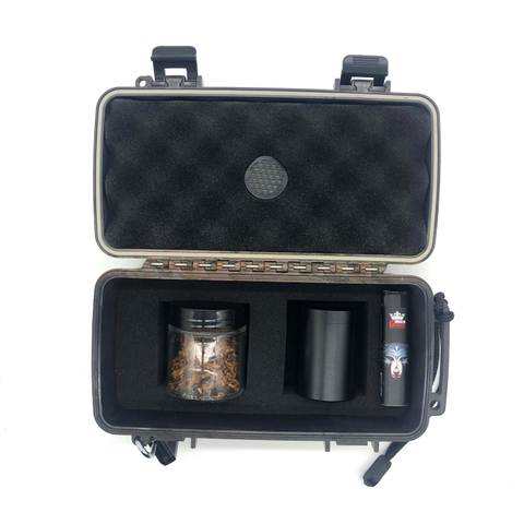 [BP-7002] Custom Logo Smoking Accessories Rolling Tray Weed Stash Box Smell-proof Herb Container China Smoking kit Supplier
