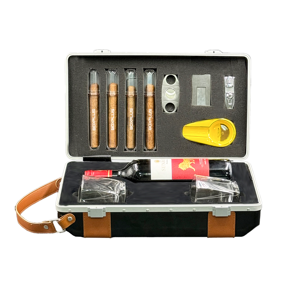 [BP-4023 400*230*120 mm ] Wholesale Custom Luxury Wine Bottle Storage Box wine bottle box plastic wine gift box for new year