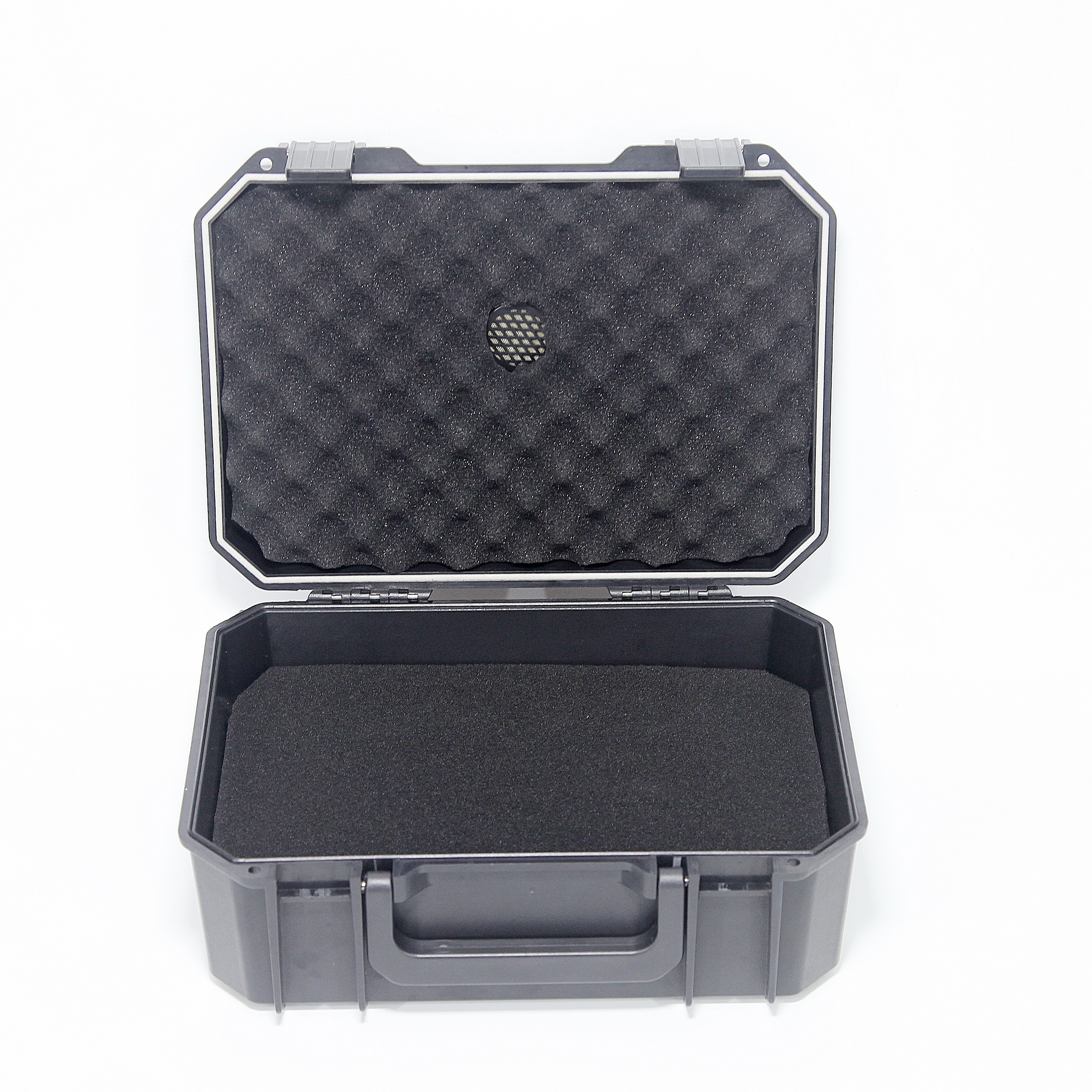 [X-1601][250×180×93mm]Black Waterproof Shockproof HardPortable Military Tool Case High Qualtiy Dry Case with Handle