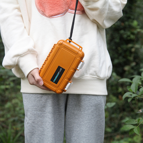 [X-6001][158*90*32mm]Outdoor Handbag Electronics Dry Box Injection Plastics Dog Waste Cleaner Waterproof Durable Protective Carrying Case Box